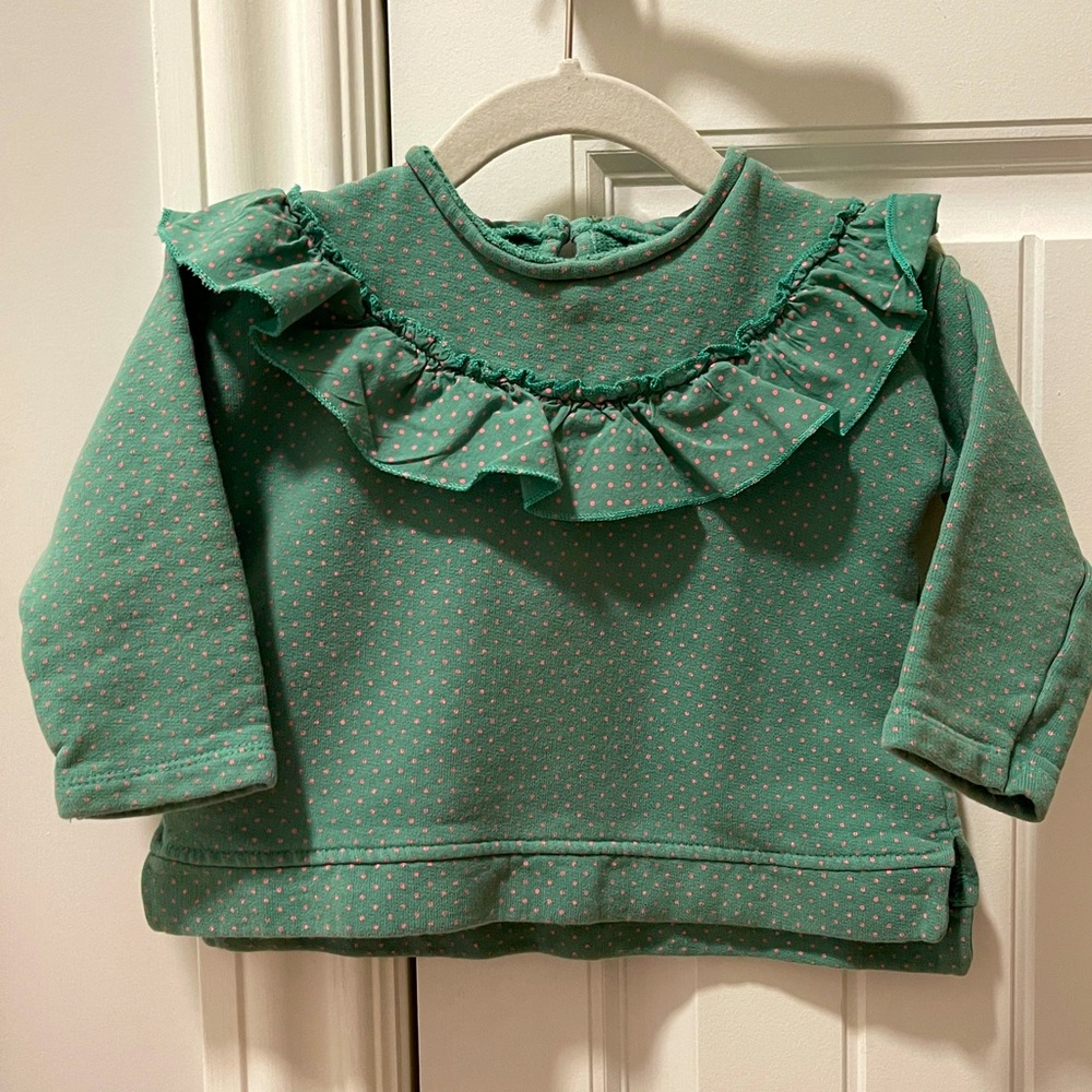 Zara Ruffle Sweatshirt